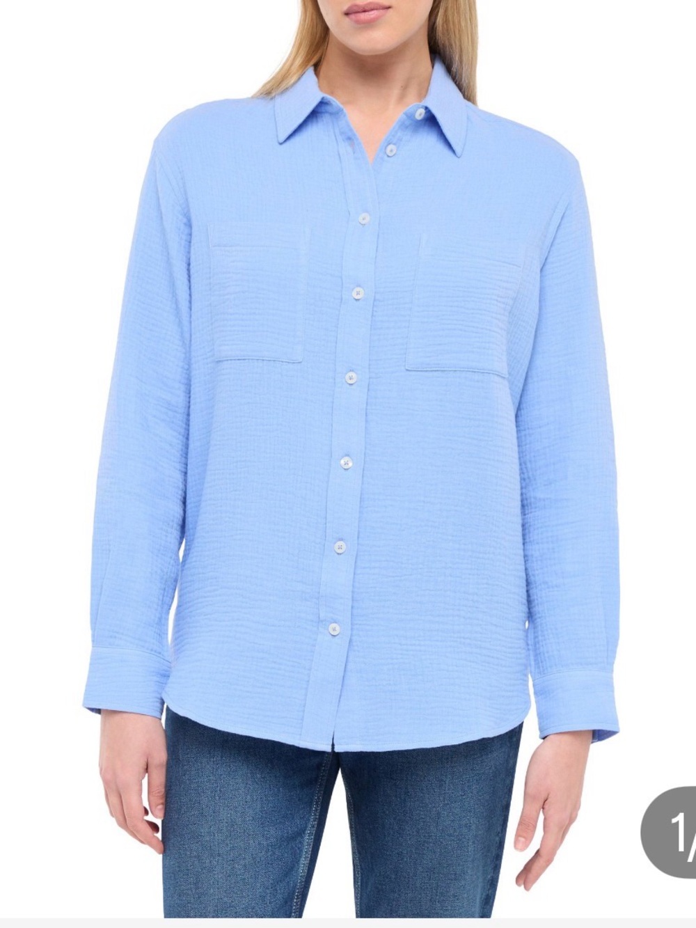 GAP Gauze Button-Down Shirt